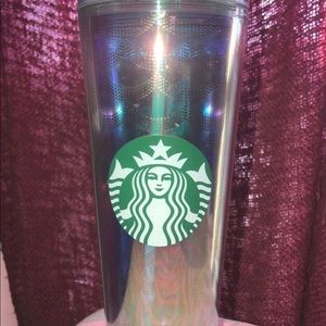 Holographic Mermaid Starbucks Iced Cup